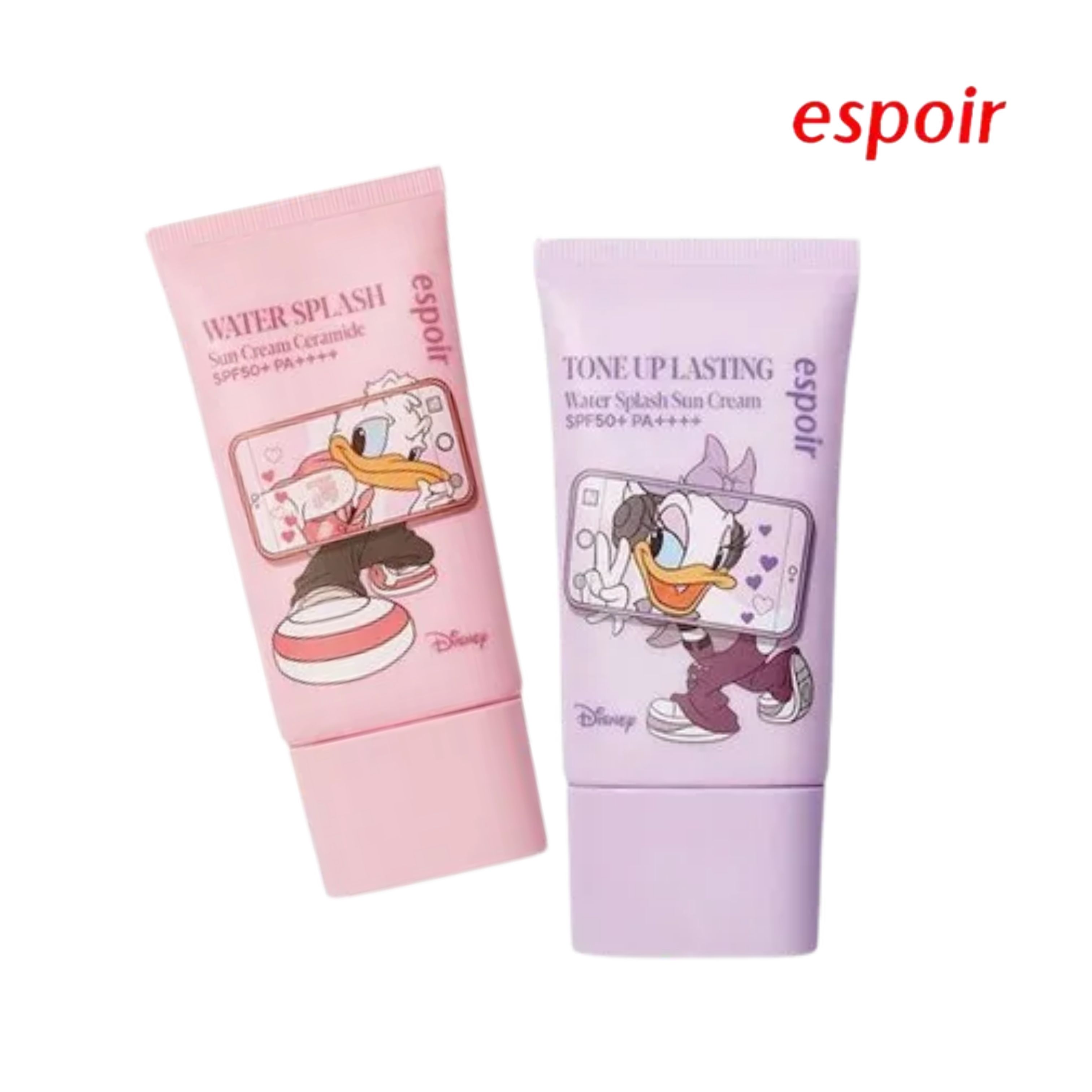 [espoirXDisneyエディション] ウォータースプラッシュ日焼け止めクリームセラミド60ml or トーンアップラスティング 50ml(gift 正規品 セラミド サンクリーム 30ml)