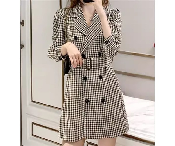 コート風 レディース ワンピース シャツワンピ ミニ ショート 長袖 襟付き スーツカラー スリム 細身 Aライン ベルト ウエストマーク ハイウエスト 異国風 大人可愛い きれいめ 上品 おしゃれ