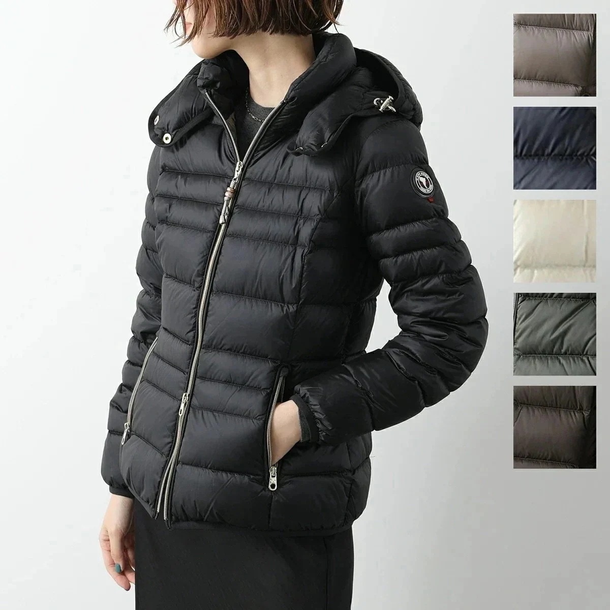 CAPE HORN ケープホーン ダウンジャケット STELLA ステラ 72550 レディース ダウンコート フード付き ナイロン ショート丈 カラー6色