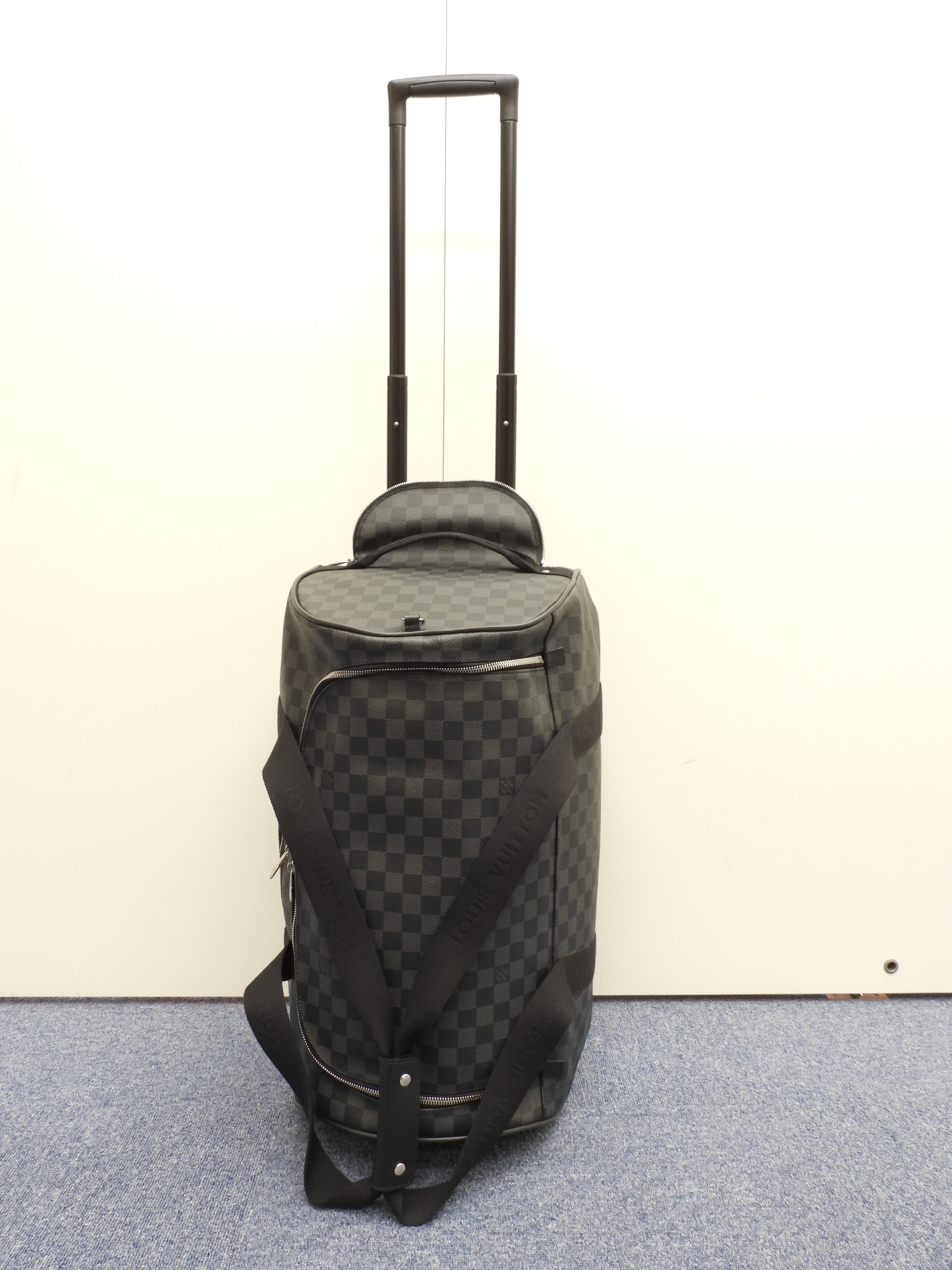 ネオエオール55 N23000 ダミエグラフィット 旅行用キャリーバッグ 美品@SR1154