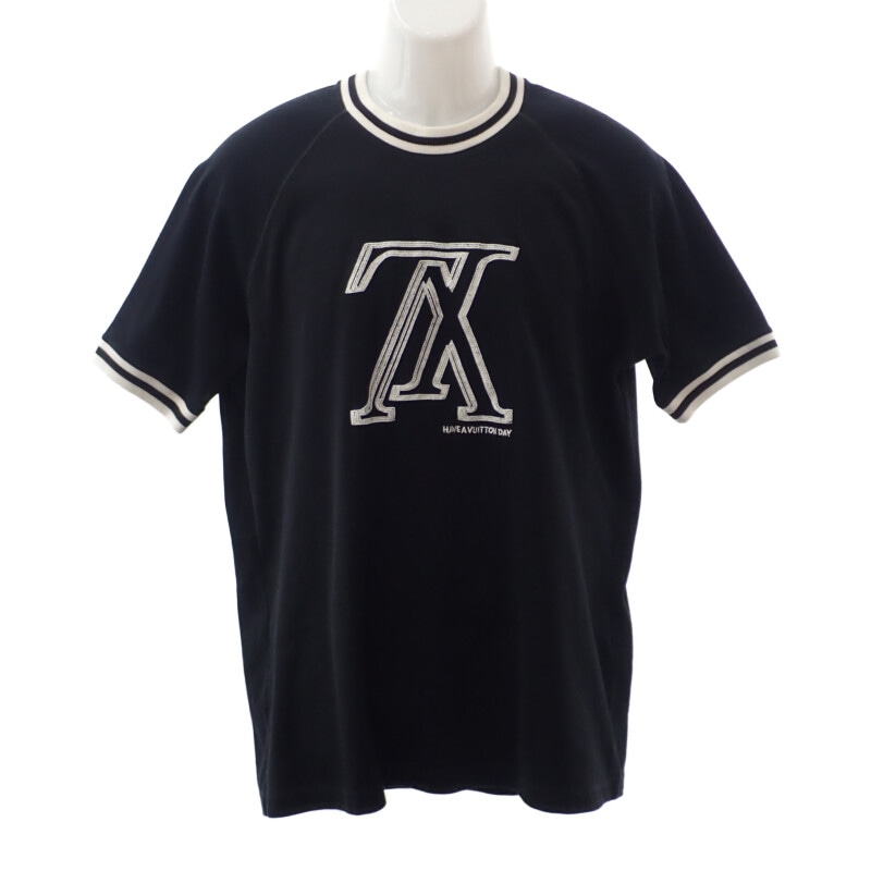 アップサイドダウン XL 半袖Ｔシャツ コットン ブラック 黒 メンズ【ABランク】