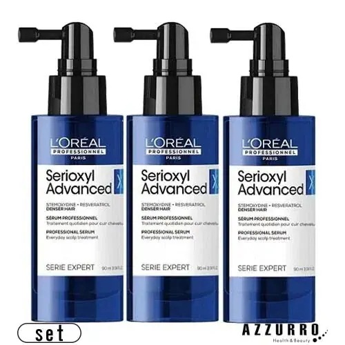 【最新版 国内正規品】ロレアル セリオキシル セリエ エクスパート アドバンスト デンサーヘア 90ml 合計3点セット【宅急便コンパクト対応】【翌日着対応】 10,856円