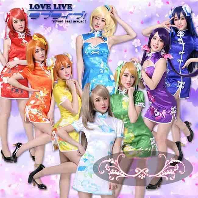 【本日限り激安SALE】ラブライブ love live コスプレ衣装 絢瀬絵里 チャイナドレス 全員衣装