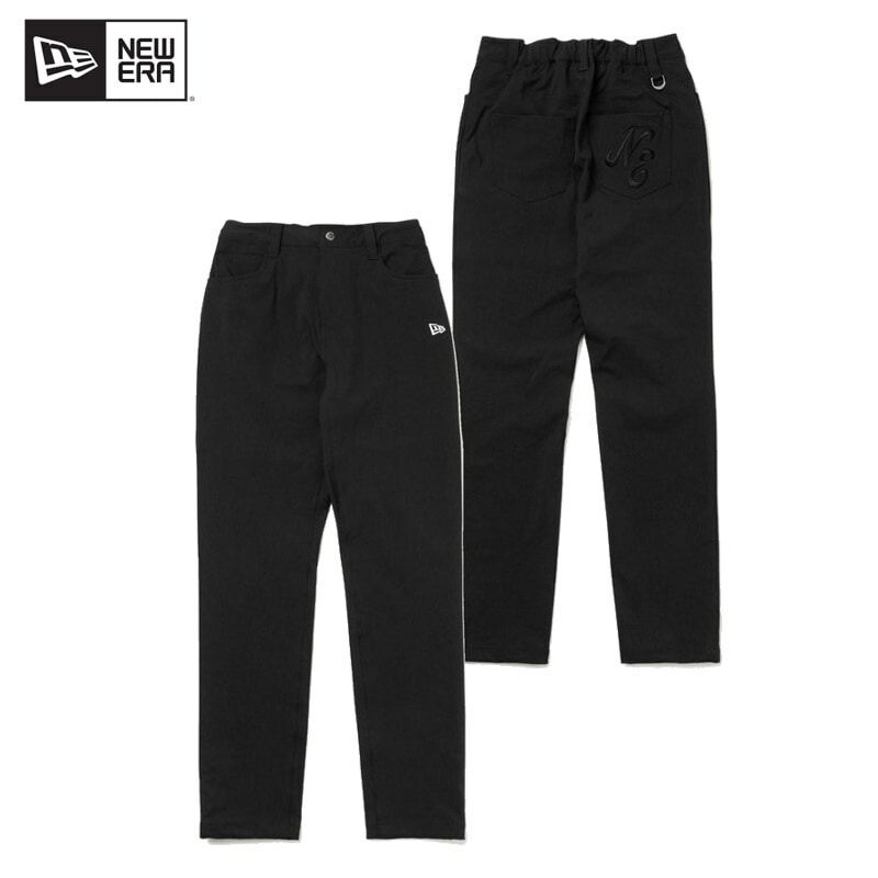 ニューエラ WOMENS テーパード ストレッチパンツ ブラック ゴルフ ボトムス パンツ レディース 女性