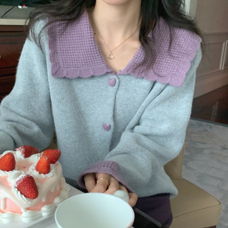 3color トップス セーター ニット 長袖 カーディガン 大人可愛い 上品 お洒落 S 88 5,255円