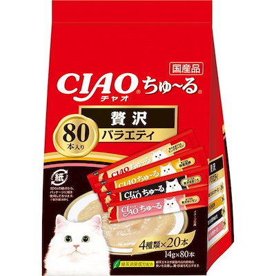 他サイト： CIAO ちゅ～る 80本 贅沢バラエティの商品画像