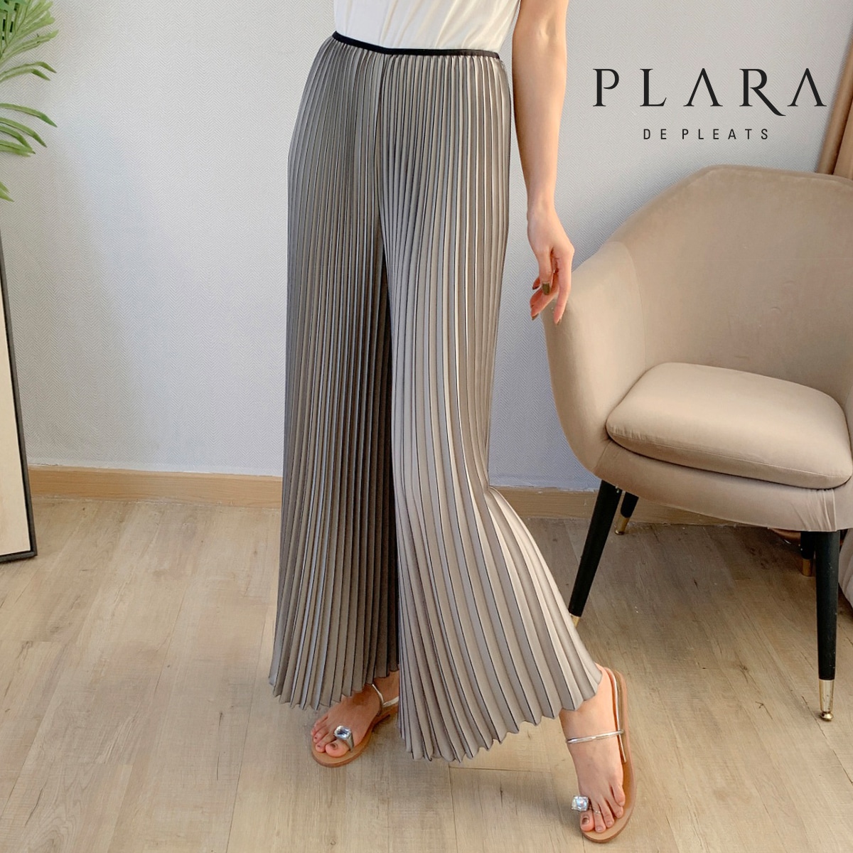 PLARA (88)PK2SPT006Cロングパンツ