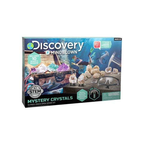 ディスカバリー-ミステリー クリスタル ジオード 掘り 10pc-1423005761