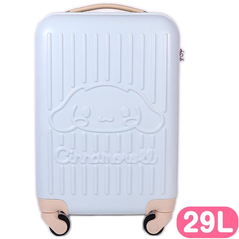シナモロール キャリーバッグ 29L 4輪キャスター 360度 TSA スーツケース キャリーケース トラベル 旅行 サンリオ sanrio キャラクター