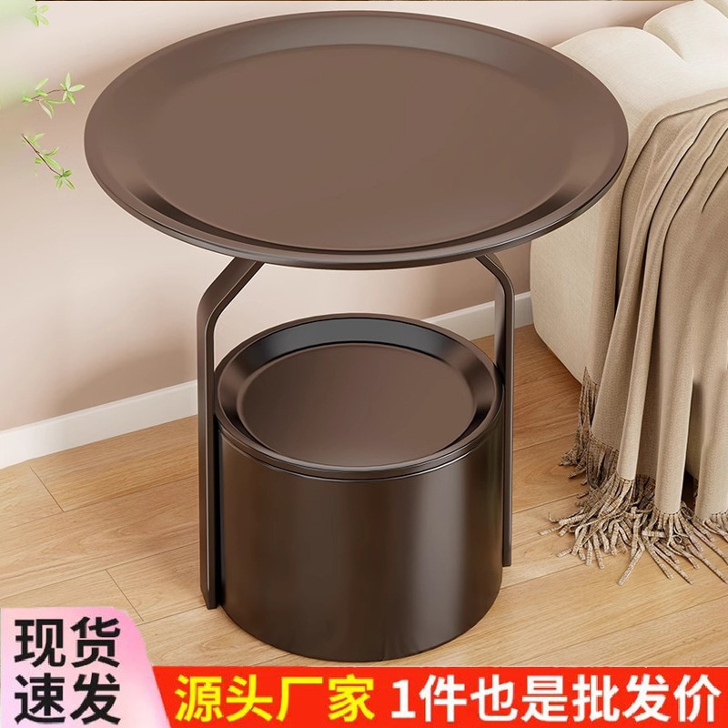 11 ソールサイドテーブル家庭用リビングルームの小さなテーブルシンプルなサイドキャビネット多機能ティーテーブルレンタルルームティーテーブルストレージラックスクエアテーブル