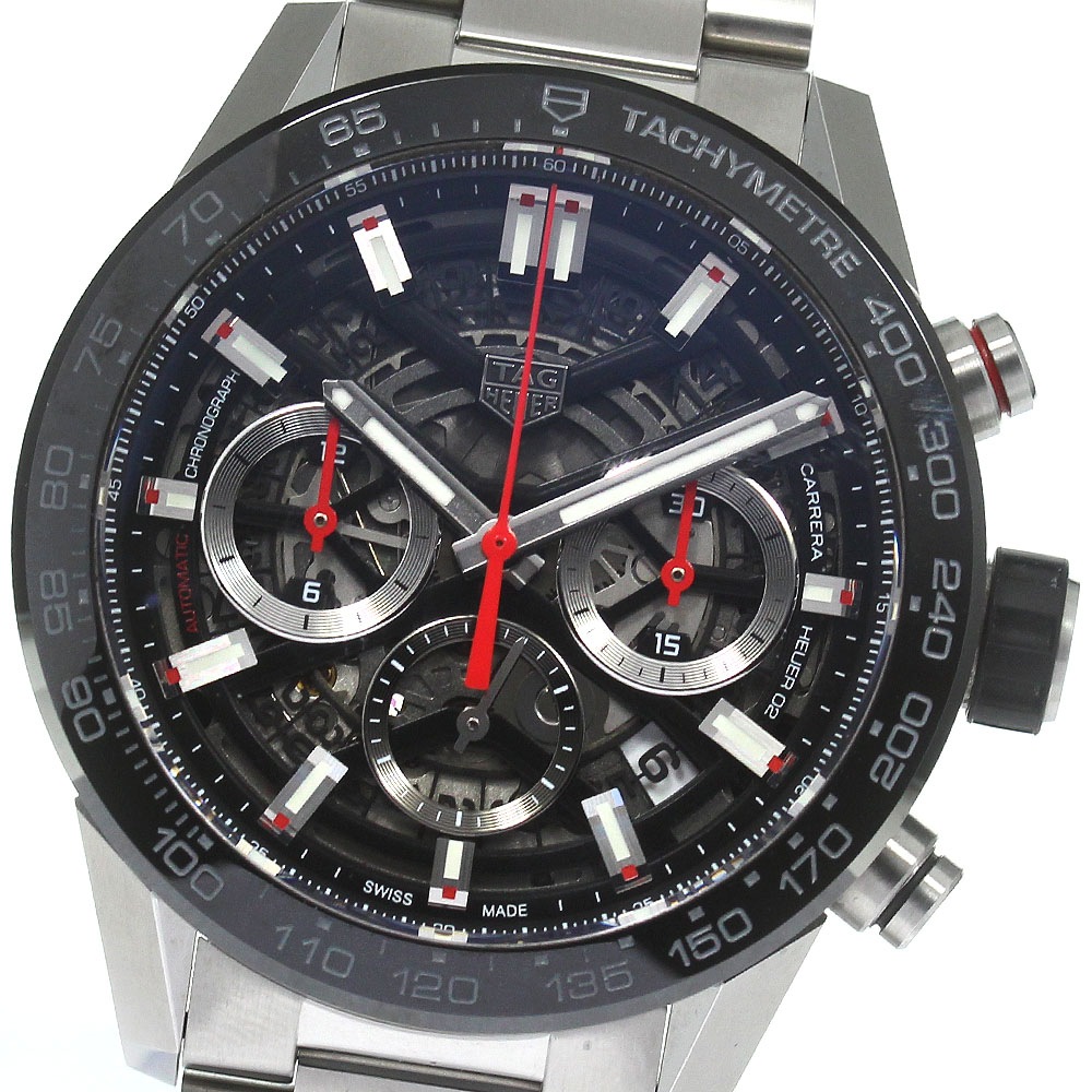タグホイヤー TAG HEUER CBG2010 カレラ クロノグラフ 自動巻き メンズ 箱付き_820204【中古】 448,000円