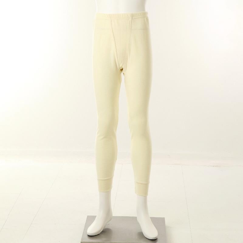 暖かく伸縮性のあるウール100％男性用アンダーウェアボトム（WMP7503L）