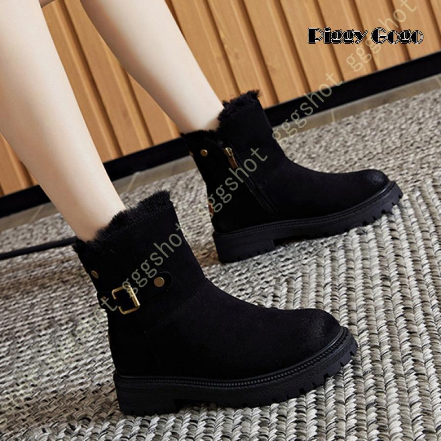 レディース スノーブーツ 裏起毛 冬 ウインター ショート ブーツ 防滑 冬用ブーツ レディース ムートンブーツ ブーティ カジュアル ハイキングブーツ