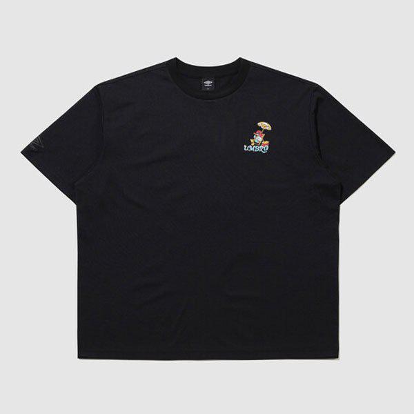 ダイヤモンドエスケープバカンスフレッシュ半袖Tシャツ UR223CRS58 BLACK