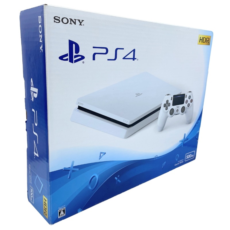 中古 PlayStation 4 グレイシャー・ホワイト 500GB (CUH-2100AB02)