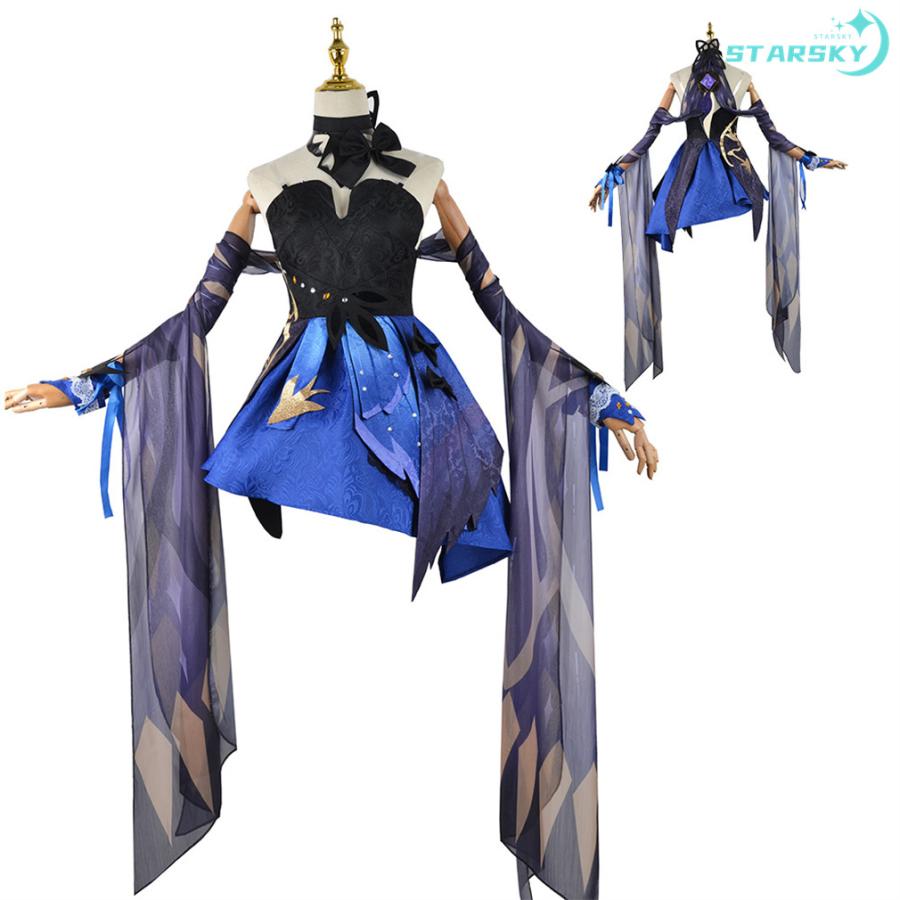 原神 Genshin 刻晴　こくせい　Keqing 風　コスプレ衣装 　ウィッグ　靴　コスプレ服　コスチューム　服 ハロウィン イベント