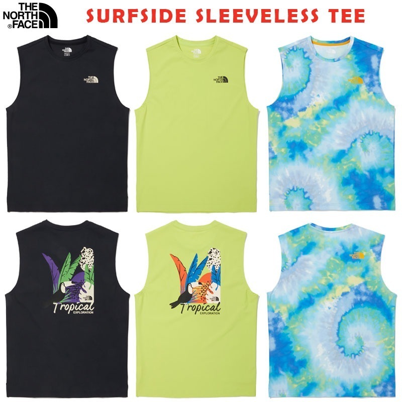 韓国正規品保証 関税負担なし NT7VN00J SURFSIDE SLEEVELESS TEEデイリー 基本 着装 男子 女子 人気 韓国 ファッション 男女共用 アウトドア