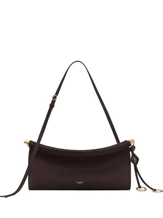ALAIA Women Shoulder Bags AA1S01430CA214 733 Marrone scuro