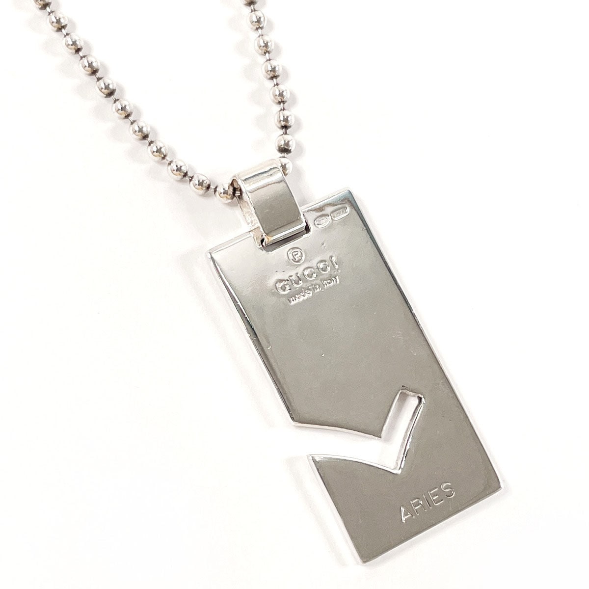星座 ARIES おひつじ座 ネックレス シルバー シルバー925 ユニセックス