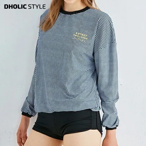 LOVELYラッシュガードスウェット(check)・p252025