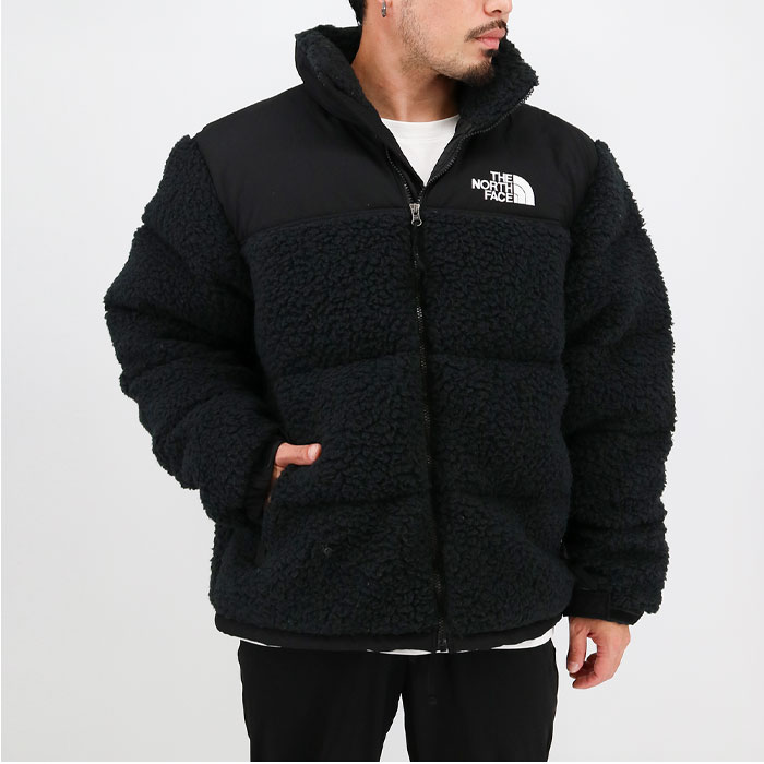 ザノースフェイスNF0A5A84 SHERPA NUPTSE JACKET メンズボアダウンジャケット ヌプシ BLACK