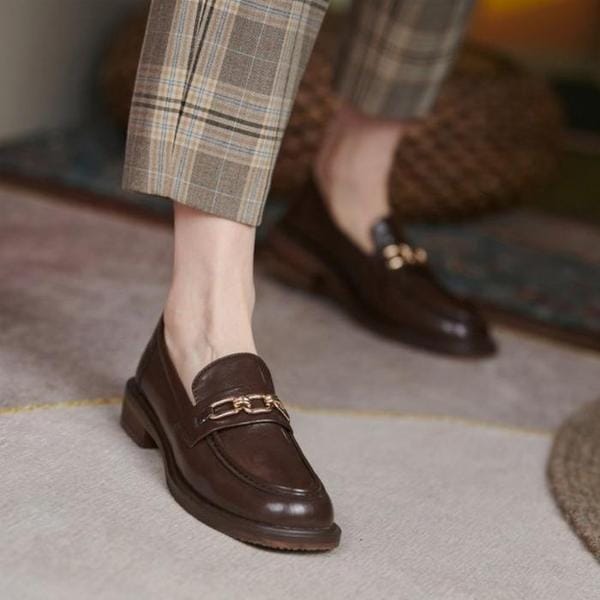 A108E 女性ローファー 女性パンプス フラットシューズ 女性靴 (S9149732)