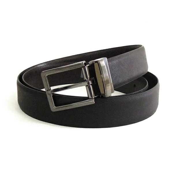 Calvin Klein 11CK010027 カルバンクライン リバーシブル ベルト 型押レザー ブラック×ダークブラウン