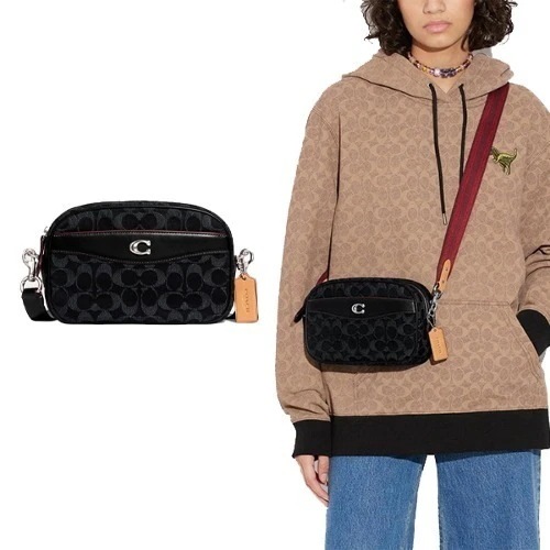 Qoo10 Coach スクエア ミニ ショルダーバッグ [ブラ