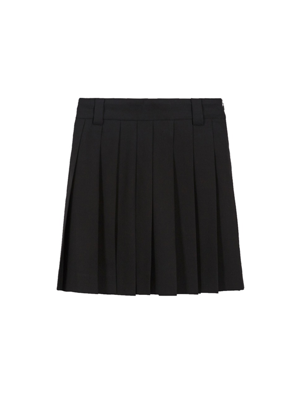 【MARGESHERWOOD】 PLEATED MIDI SKIRT : BLACK
