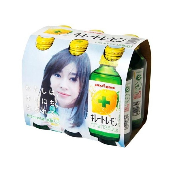 ポッカサッポロ キレートレモン 6本パック 瓶 1556 4 メーカー直送
