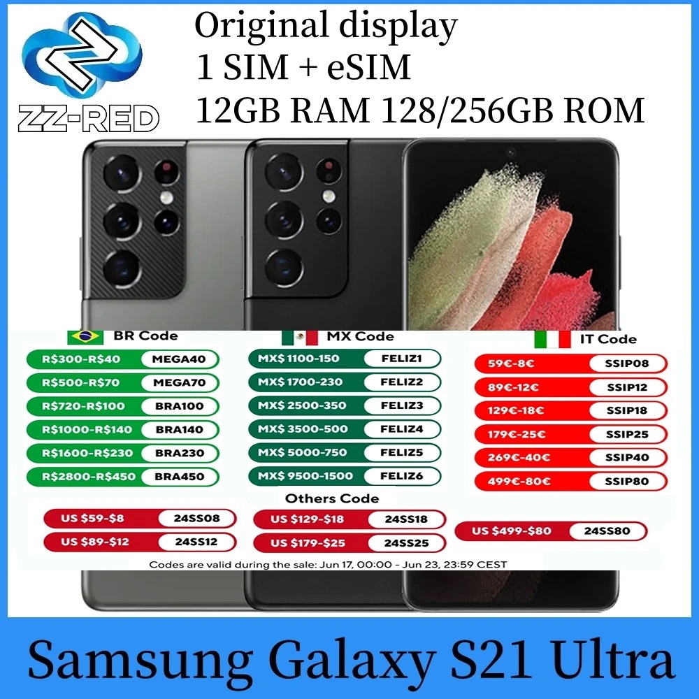 47122.0 21% OFFSamsung Galaxy s21ウルトラ5g Androidスマートフォンsnapdragonnfcオクタコアs21u6.8