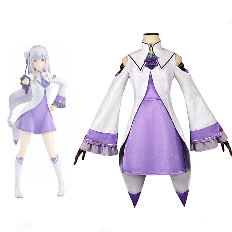 Re:ゼロから始める異世界生活 エミリア コスプレ衣装 7,637円