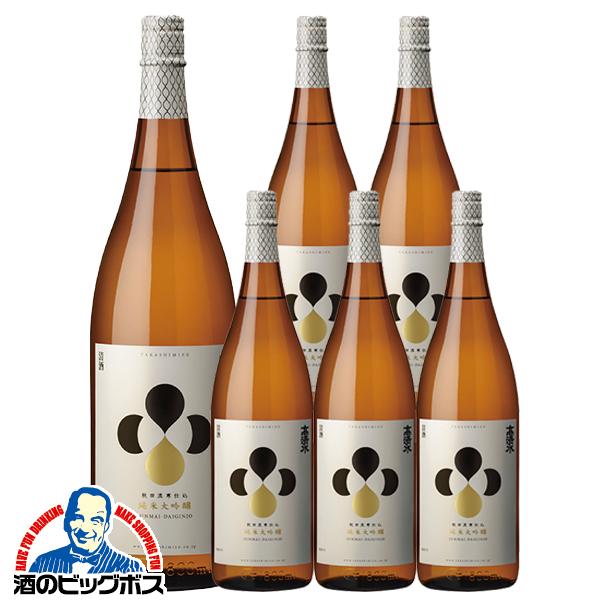 1.8L 日本酒 高清水 純米大吟醸 1800ml×1ケース/6本(006)『FSH』【本州のみ　送料無料】