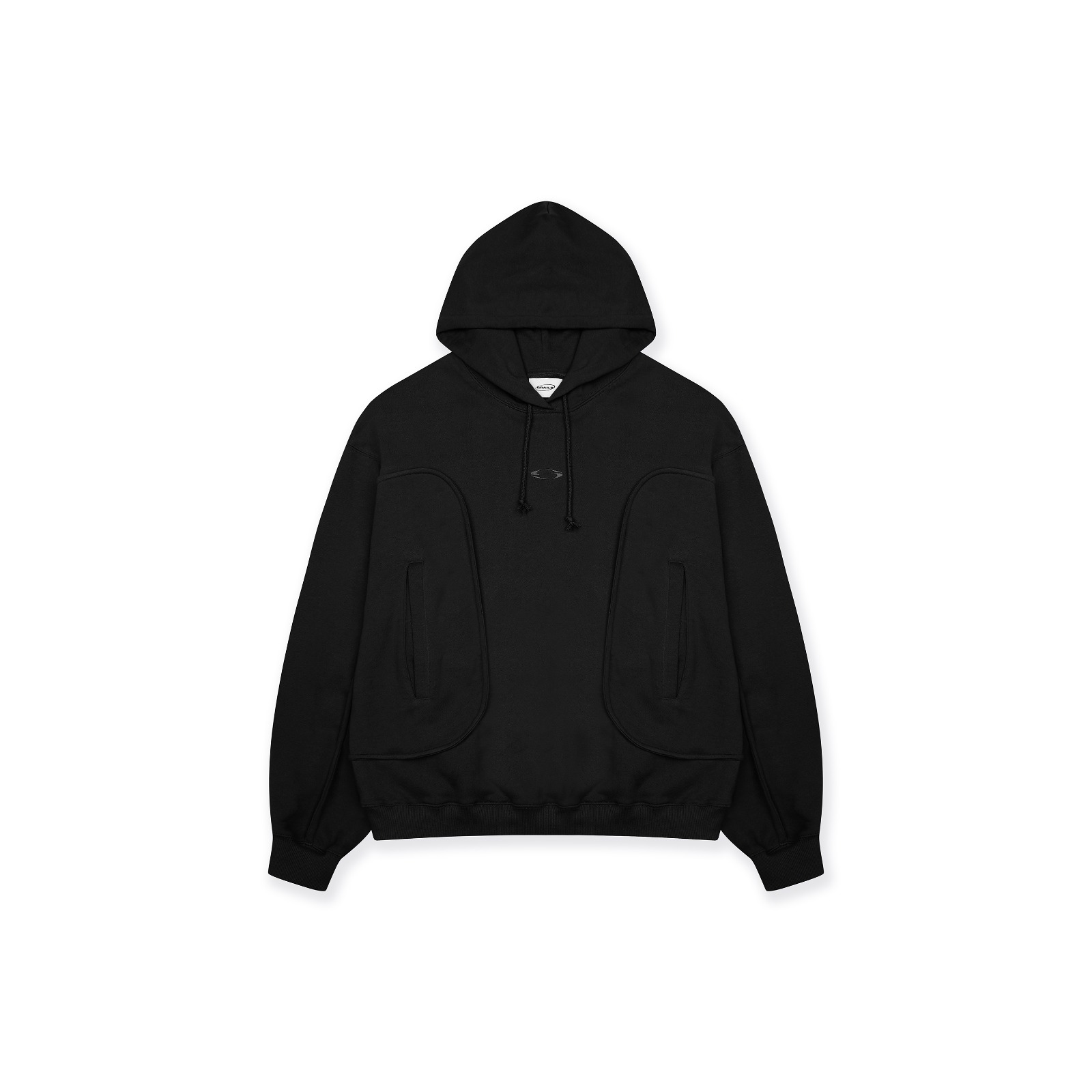 【GRAILZ】 RIPPED GEOMETRY HOODIE : 3COLORS