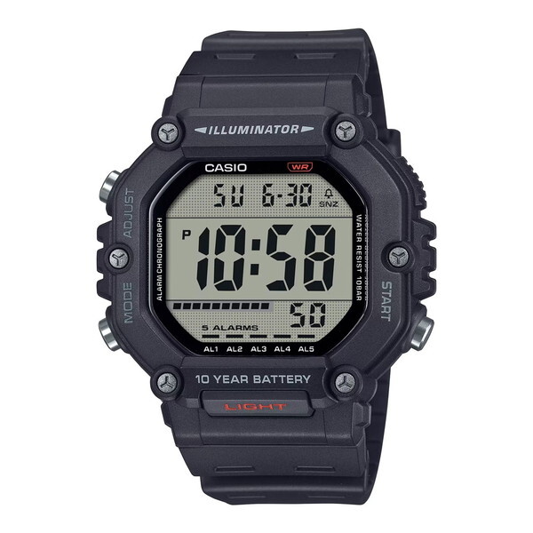 AE-1600H-1AJF ブラック クォーツ腕時計 (メンズウォッチ)