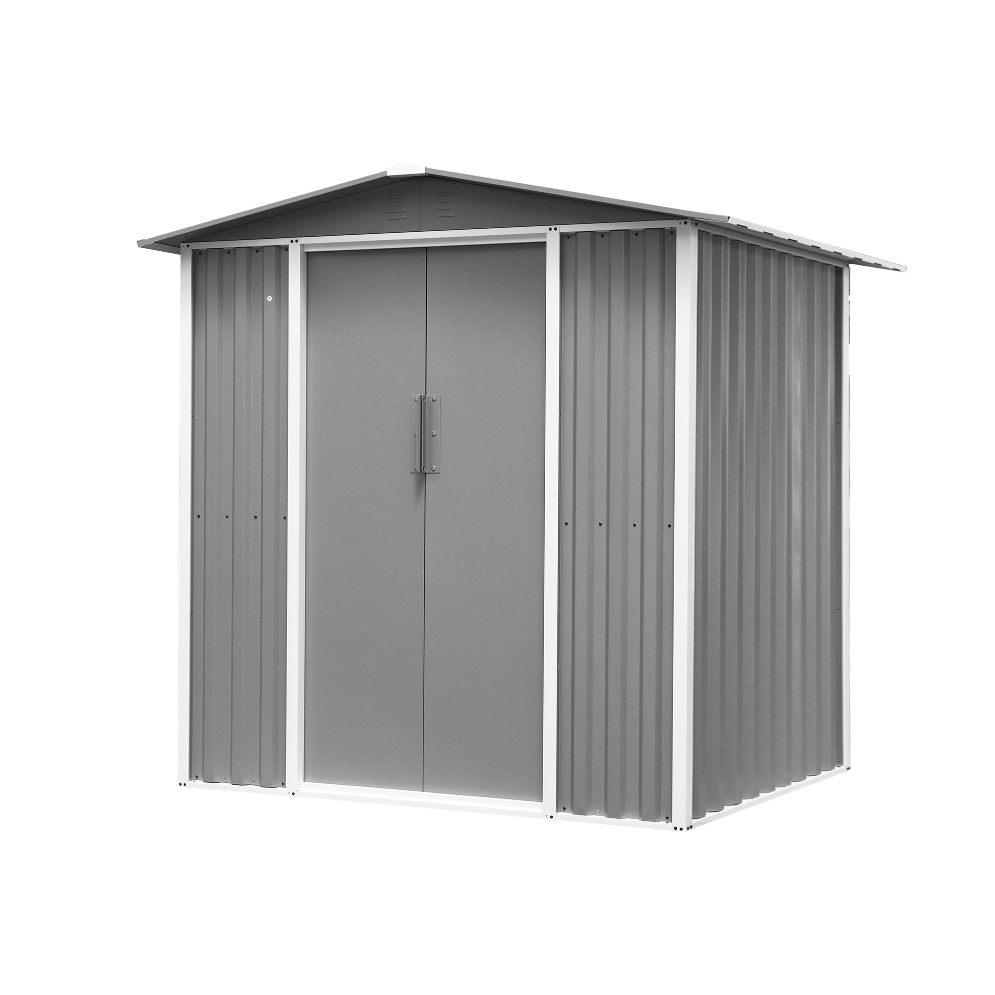 【国内発送&送·料·無·料】物置 屋外 倉庫 スチール 大型 幅180*奥行き120*高185 物置き 防水 戸外収納庫 収納庫 屋外物置 防さび ベランダ おしゃれ ドア 引戸 スチール物置 屋外収