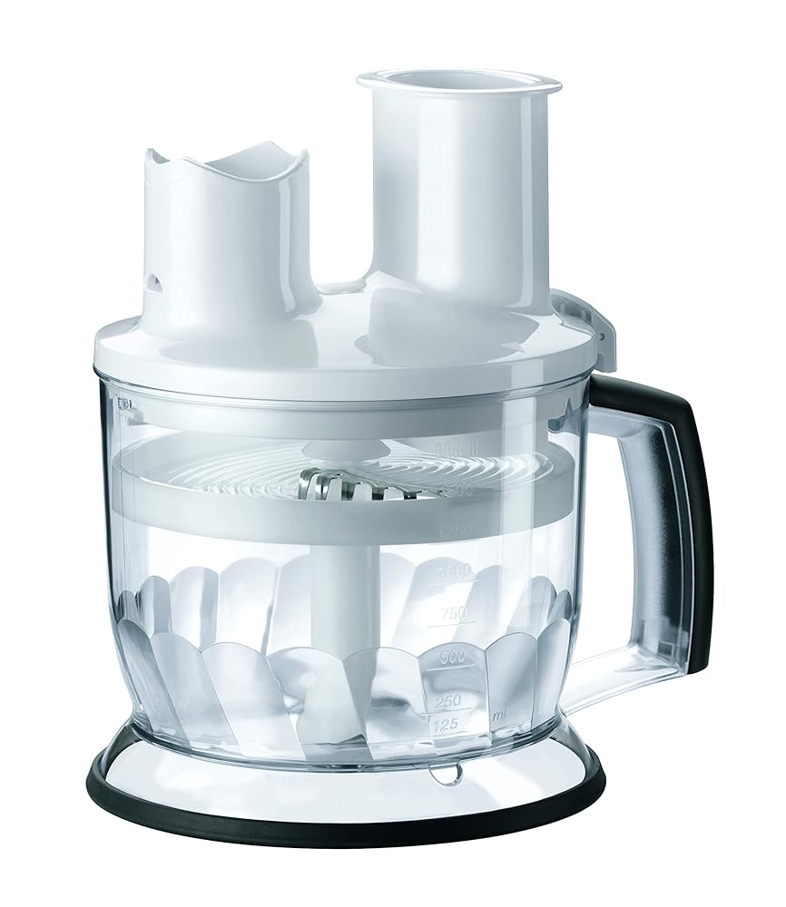 Braun MQ70 ブラウン フードプロセッサーMQ-70-W ホワイト Accessoire Batteur Tout en Un Plastique Blanc 新品
