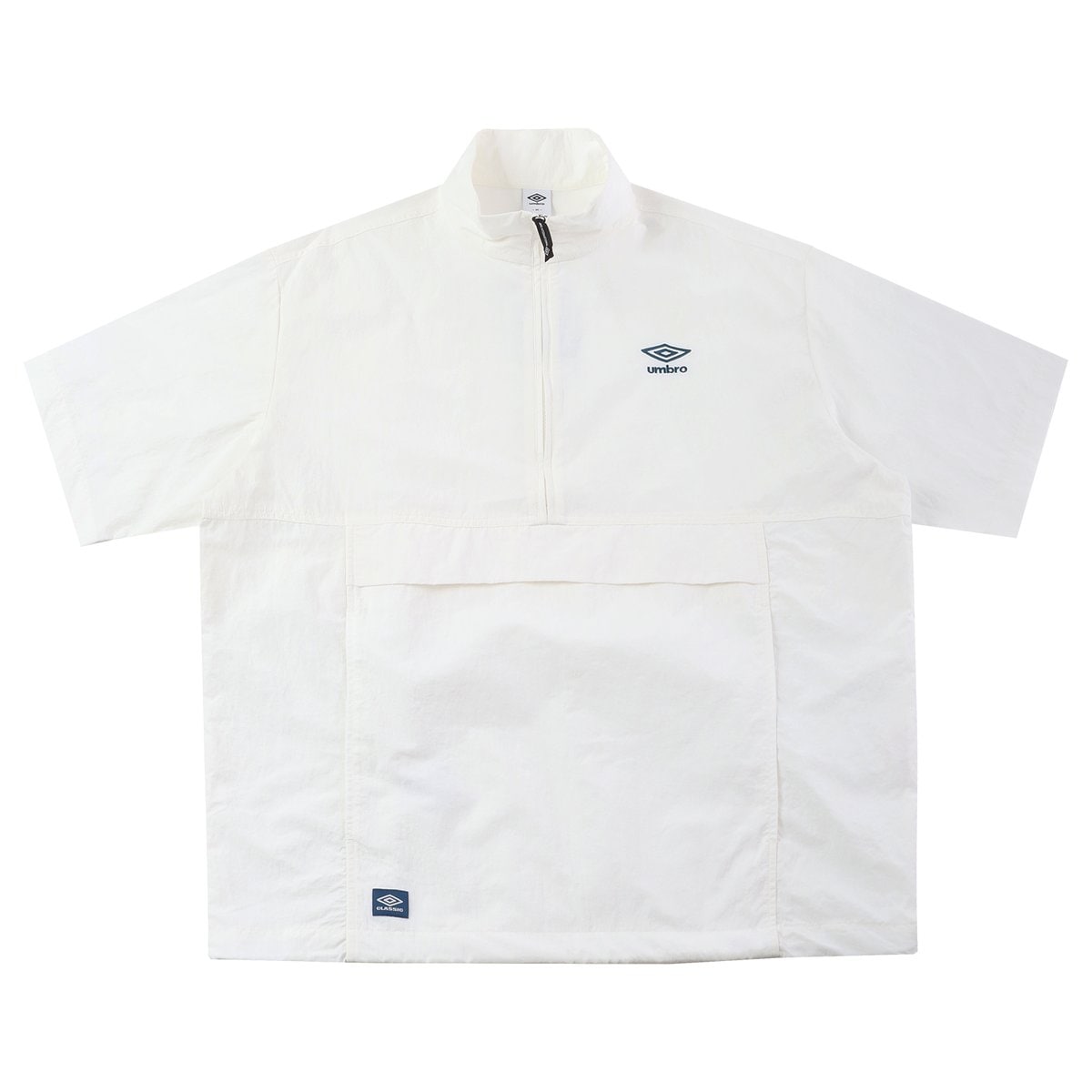 共用クラシック半袖スタンドネックアノラック UQ223CWT42 SCW