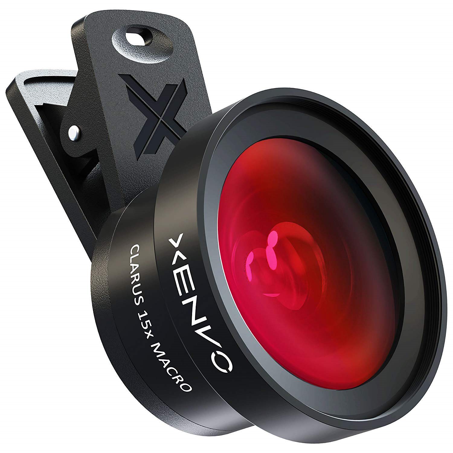 Xenvo Pro iPhoneSamsungピクセルマクロ広角レンズ用 LED ライトと旅行用ケー