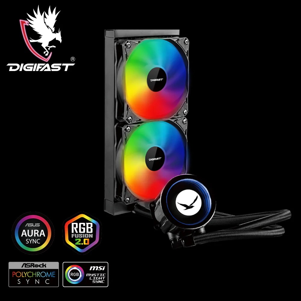 AIO Notos Liquid CPU クーラー（水冷式） N24 Sync AMD Intel冷却パーツ