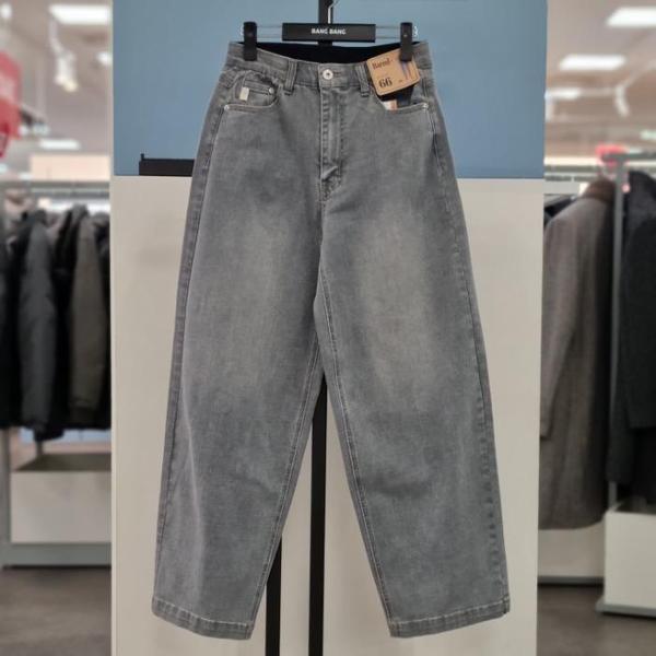 HC21 女性 インバンド バレルフィット スパンジーンズ NQM191 (E45335958)