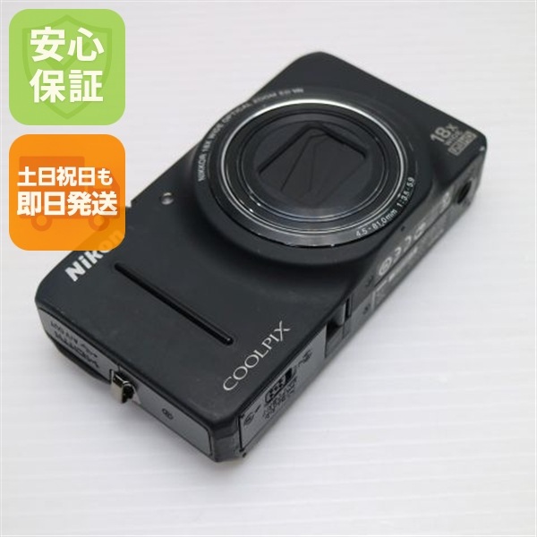 美品 COOLPIX S9300 ノーブルブラック デジカメ Nikon 117