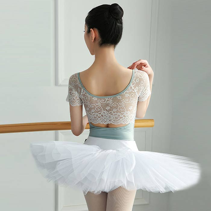 【2025限定SALE】バレエ レオタード 大人 花柄 レース バレエレオタード スカートなし 大人用 半袖 胸パッドポケット付き バレエレオタード 大人バレエ レース 可愛い おしゃれ レオタード