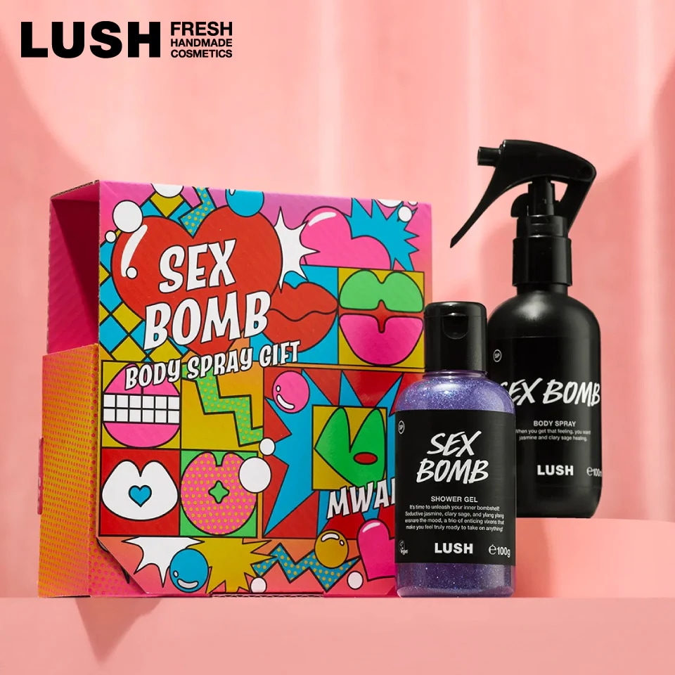 LUSH セクシーダイナマイト ボディスプレー ギフト 限定 2026 ボディソープ ヘアミスト かわいい 人気 ヴィーガン コスメ ラッシュ 公式