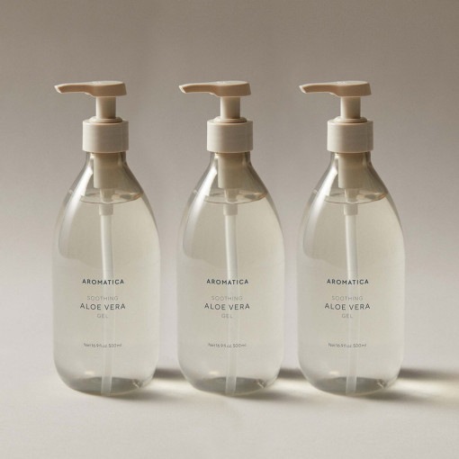スージング アロエベラ ジェル 大容量 セット(500MLx3個) ビーガン 高保湿 鎮静 クーリングジェル