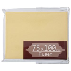 （まとめ） TANOSEE ふせん 75x100mm クリーム 1冊 [x20セット]