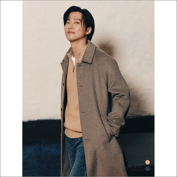 ソリッドハーフハーフジップニット MUEBH4W9241_DJ