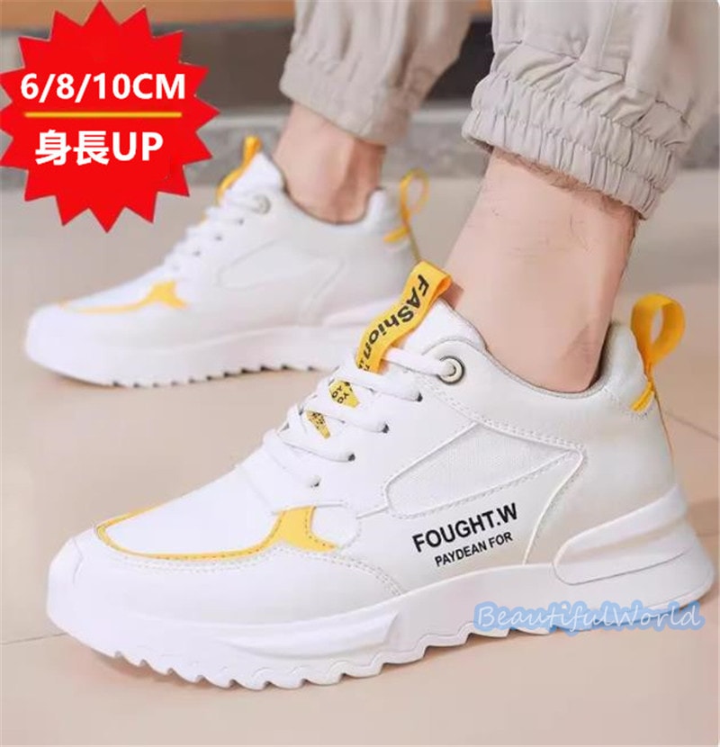 シークレットシューズ メンズ 10cm 8cm 6cm UP シークレットスニーカー 背が高くなる靴 厚底 紳士靴 快適 通気性 走れる靴 スニーカー24nanszgx24