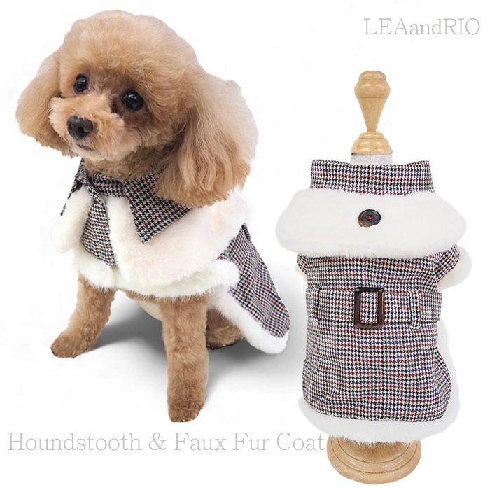 千鳥格子柄コート P844