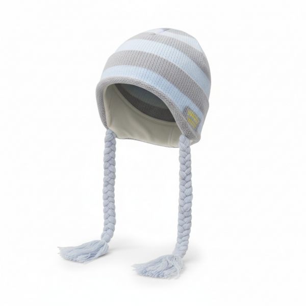 [Giselle Wearing] Striped Tassel Beanie (2 colors)